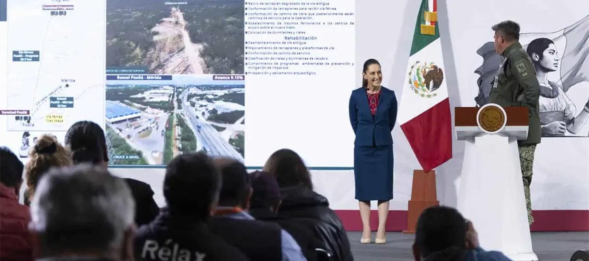 El 5 de diciembre concluirá el anillo de conexión del Tren Maya y el Transístmico: Defensa