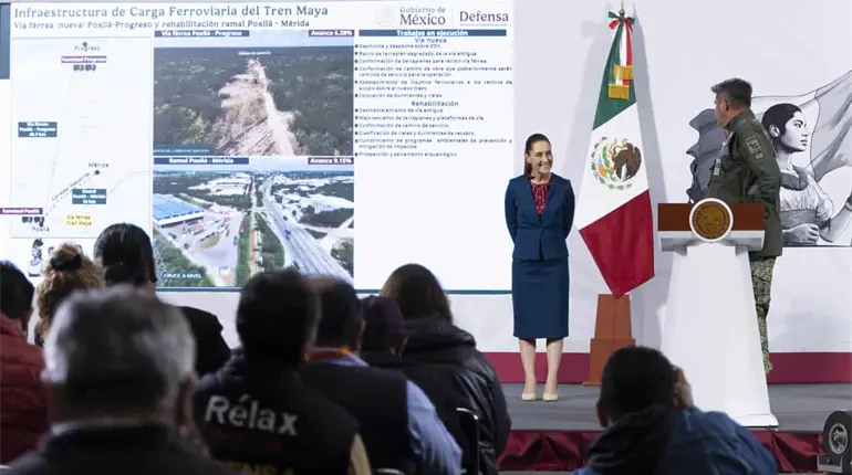 El 5 de diciembre concluirá el anillo de conexión del Tren Maya y el Transístmico: Defensa