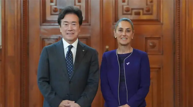 Planta en México continuará: Sheinbaum tras reunión con director ejecutivo mundial de Mazda Motor Corporation