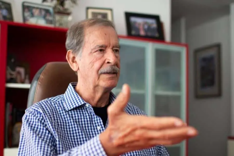 "Aquí un buen gallo": Fox respalda a Salinas Pliego por posible aspiración presidencial