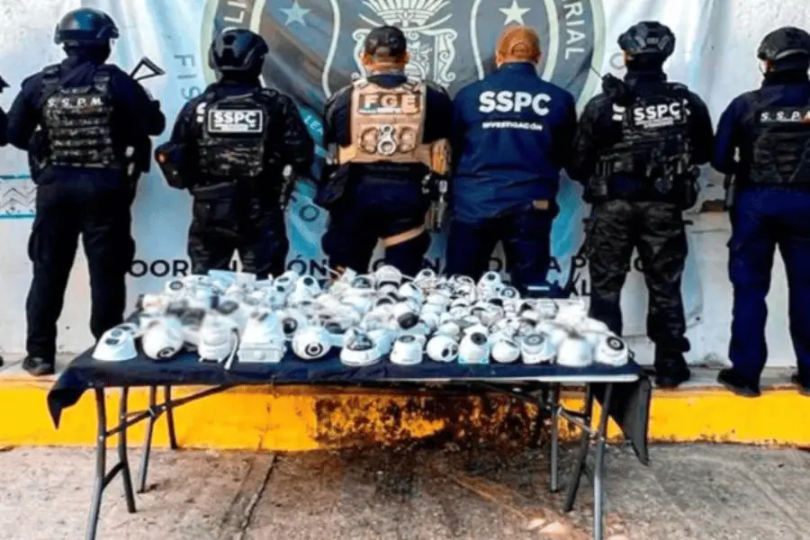 Aseguran 400 cámaras en Acapulco como parte del combate a la extorsión