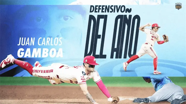 Juan Carlos ´Haper´ Gamboa, el defensivo del año de la LMB 2025