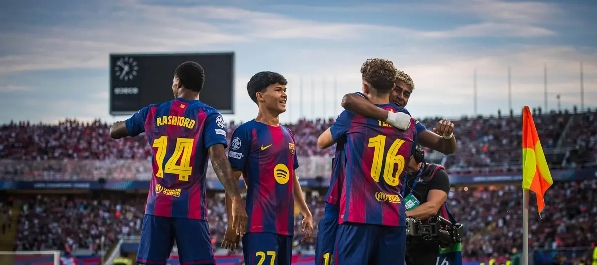 Barcelona golea al Olympiacos en Champions previo al Clásico ante Real Madrid