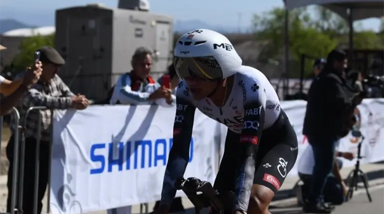 Isaac del Toro conquista la carrera contrarreloj del Campeonato Nacional de Ciclismo en Ensenada