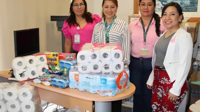 Envía IMSS Tabasco una tonelada de víveres a estados afectados por inundaciones