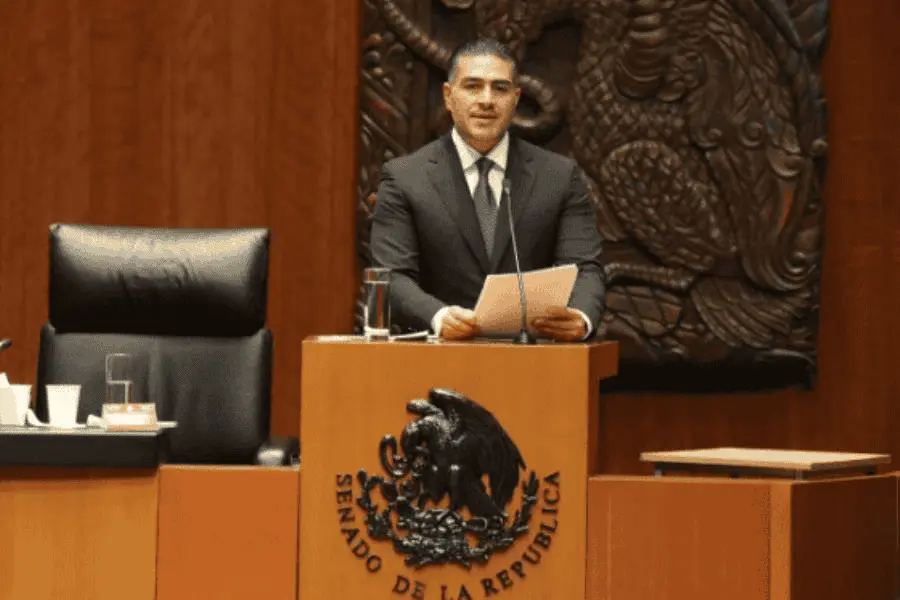 Detienen a otro implicado en asesinato de líder limonero: Harfuch durante comparecencia en el Senado