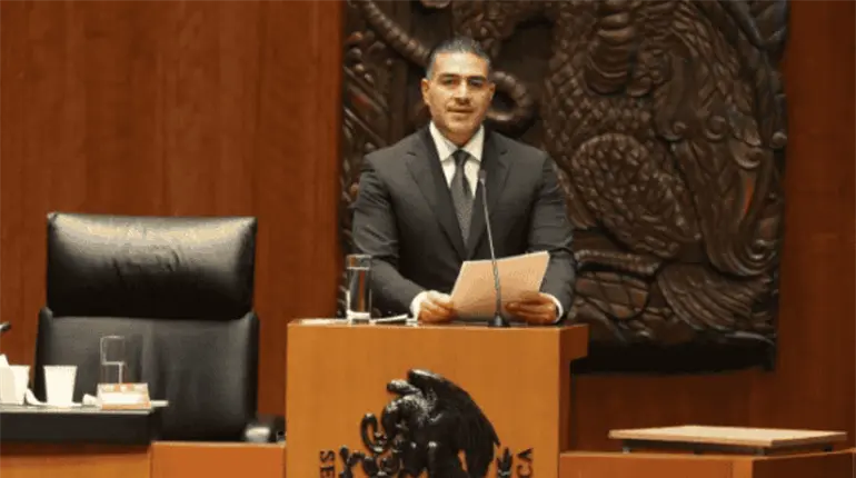 Detienen a otro implicado en asesinato de líder limonero: Harfuch durante comparecencia en el Senado