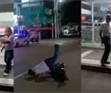 ¡Lo cacheteó! Captan pelea entre dos hombres a las afueras del ADO Villahermosa