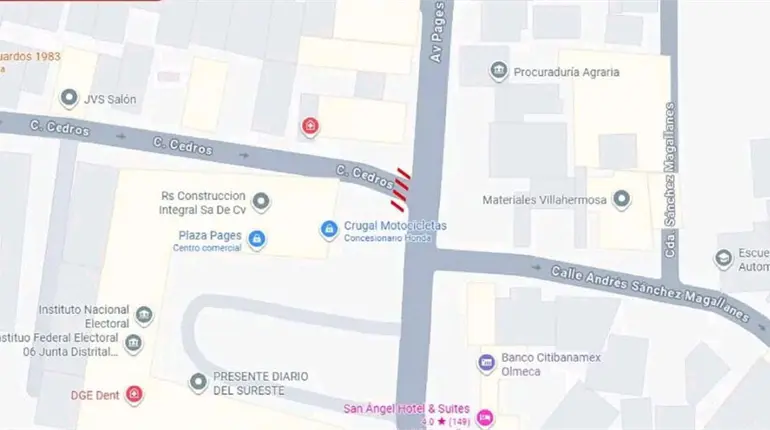 Emite Ayuntamiento alerta vial por inicio de trabajos del SAS en Pagés Llergo del fraccionamiento Lidia Esther