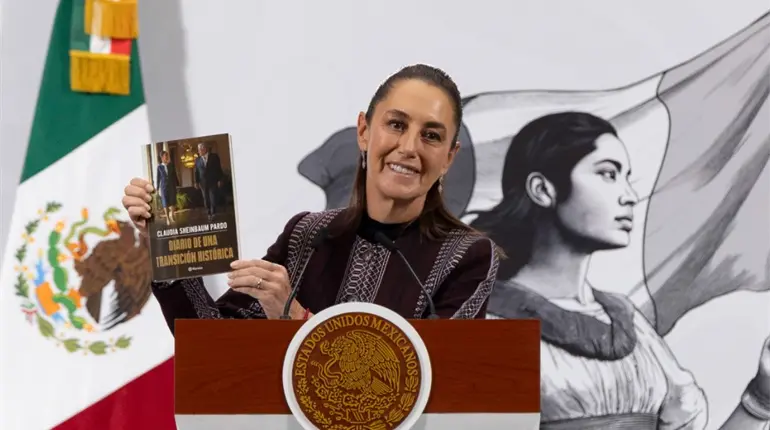 Presenta Sheinbaum su nuevo libro: "Diario de una Transición Histórica"