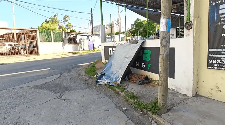 Temen ciudadanos fallecimiento de hombre en situación de calle en El Espejo 1