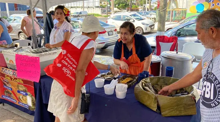 Realizan con éxito Festival del Tamal en Centro; venden más de 4 mil