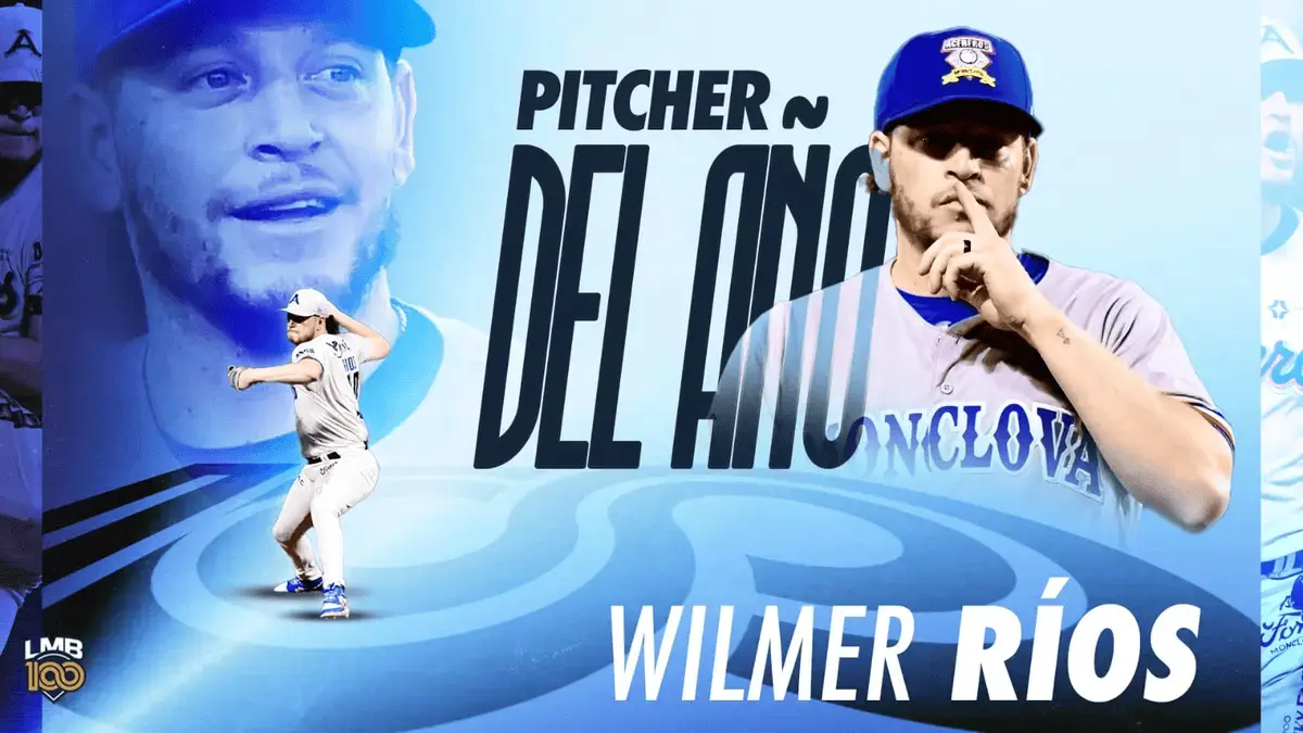 El mexicano Wilmer Ríos es Pitcher del Año 2025 de Liga Mexicana de Beisbol
