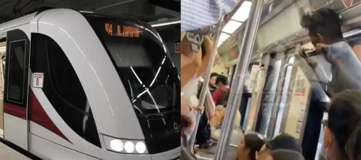 Sujeto muere al ser golpeado por un objeto mientras viajaba colgado de la ventana de un tren ligero en Guadalajara