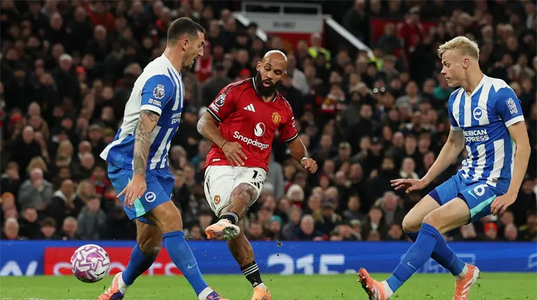 Manchester United golea al Brighton y ligan tres victorias en Premier League desde 2024
