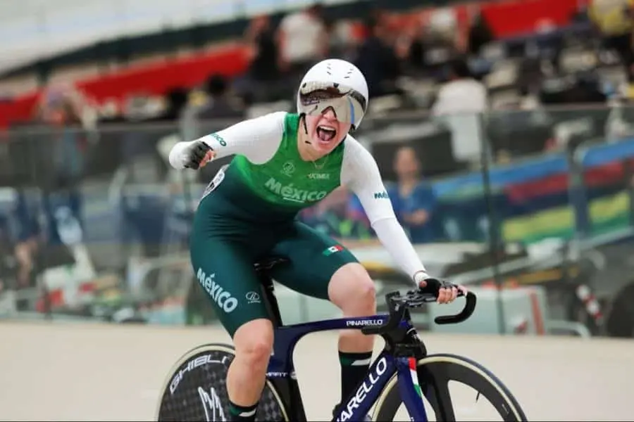 La mexicana Yareli Acevedo gana oro en Mundial de Ciclismo de Pista