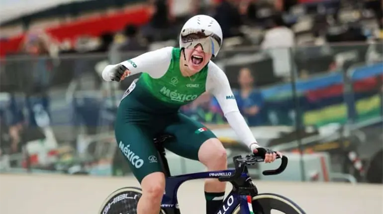 La mexicana Yareli Acevedo gana oro en Mundial de Ciclismo de Pista