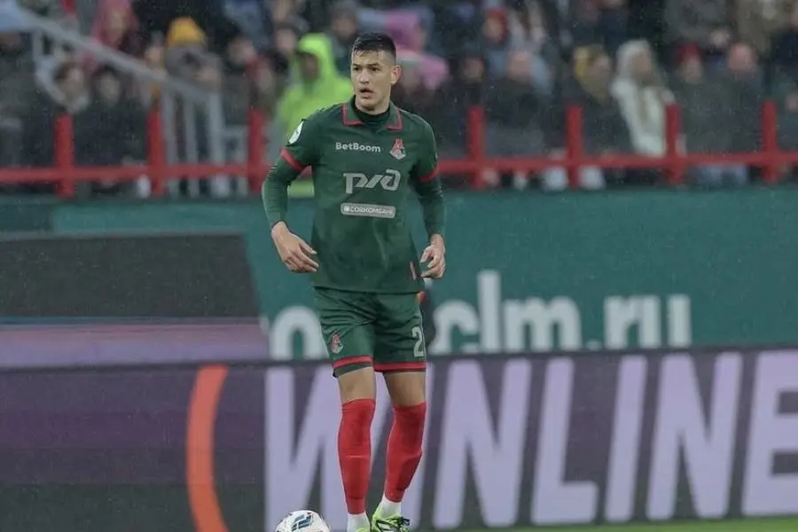 El mexicano César Montes anota y da el empate al Lokomotiv en Rusia