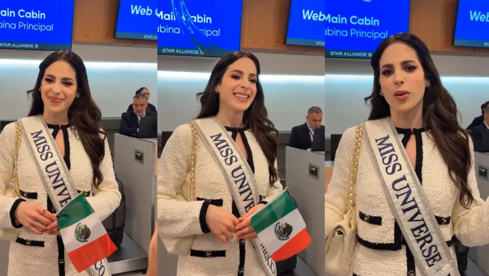 Fátima Bosch emprende el vuelo universal, ya va a Tailandia