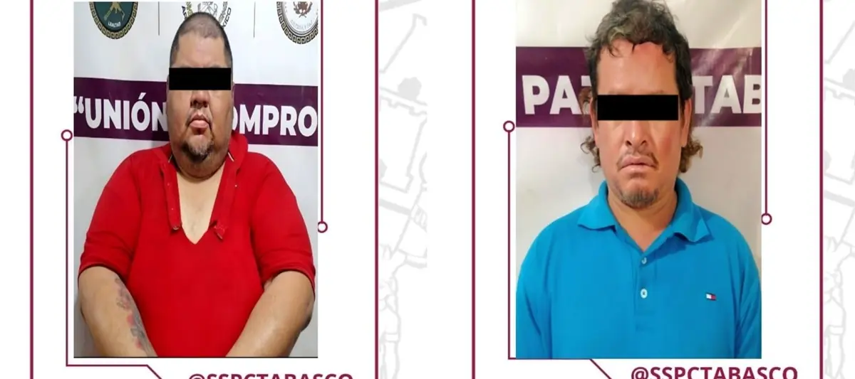 Capturan en Huimanguillo a dos hombres por portación de drogas y armas de fuego