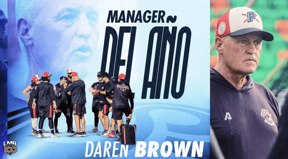 Daren Brown es Manager del Año 2025 de la LMB