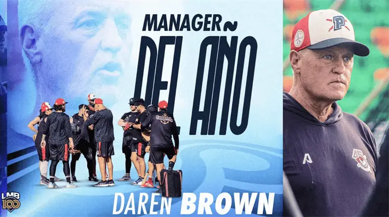 Daren Brown es Manager del Año 2025 de la LMB