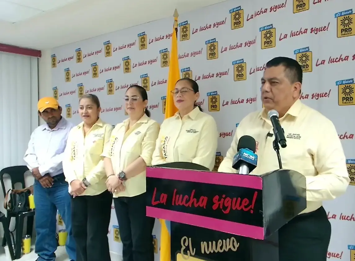 No hubo invitación, justifica el PRD Tabasco su ausencia en bloque Nacional de partidos locales del Sol Azteca