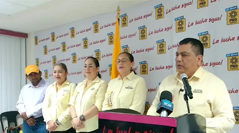 No hubo invitación, justifica el PRD Tabasco su ausencia en bloque Nacional de partidos locales del Sol Azteca
