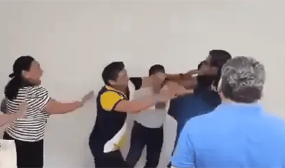 Asamblea del PAN en Campeche termina en golpes por acusaciones de irregularidades internas