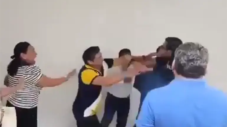 Asamblea del PAN en Campeche termina en golpes por acusaciones de irregularidades internas