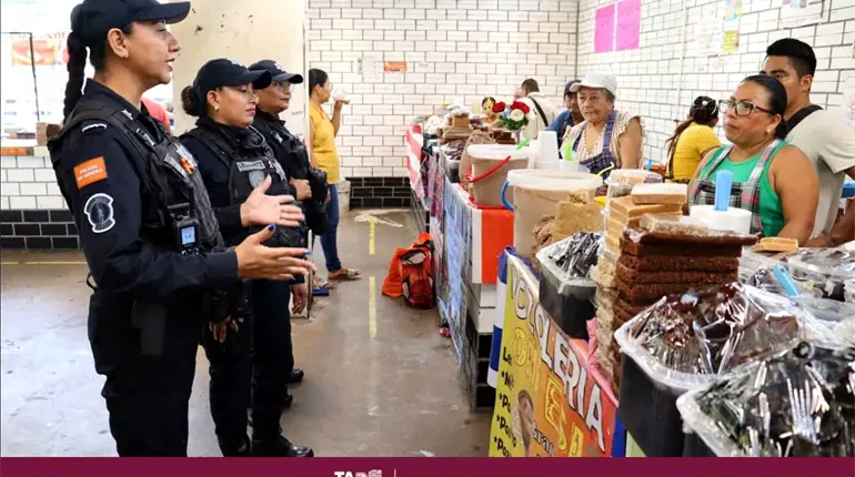 Concientiza SSPC sobre violencia contra las mujeres en el marco del Día Naranja en Villahermosa