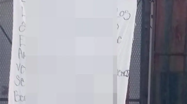 Dejan "narco-manta" en secundaria de San Carlos