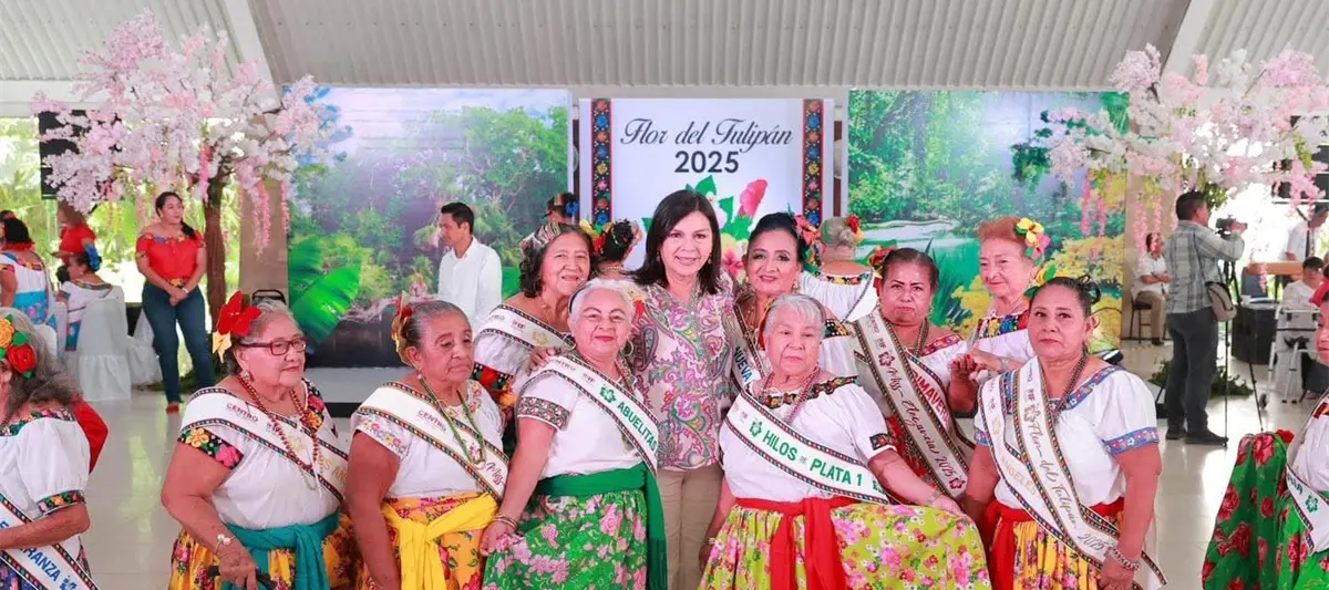 En conmemoración del Día del Adulto Mayor, Centro premia a las ganadoras de la "Elección de la Flor del Tulipán 2025"