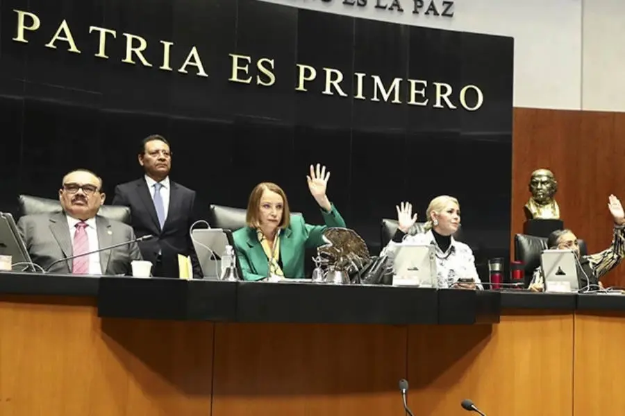 Senado avala nueva Ley de la Armada; oposición acusa que se busca militarizar al país