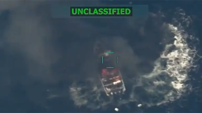 4 muertos deja nuevo ataque contra presunta embarcación de narcotráfico por parte de EE.UU.