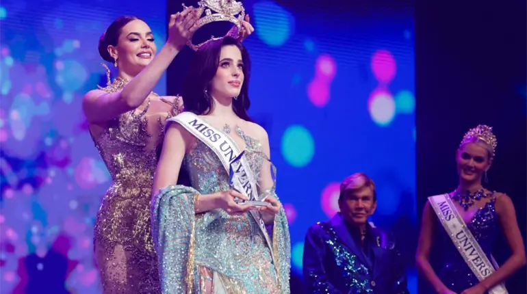 Presenta Telereportaje a su corresponsal en Miss Universe 2025