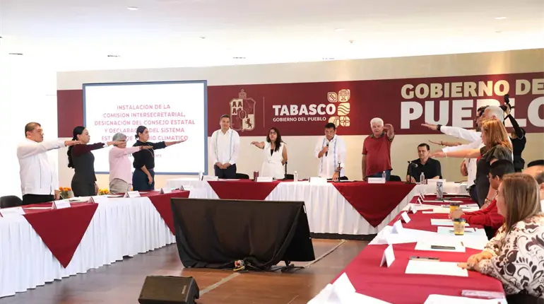 Instala May Comisión Intersecretarial y Sistema Estatal del Cambio Climático