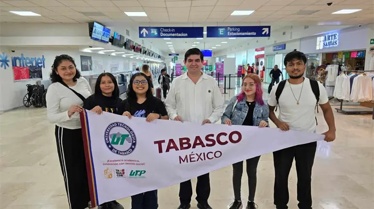 Viajan a Italia estudiantes de la UTTAB para realizar estancia académica