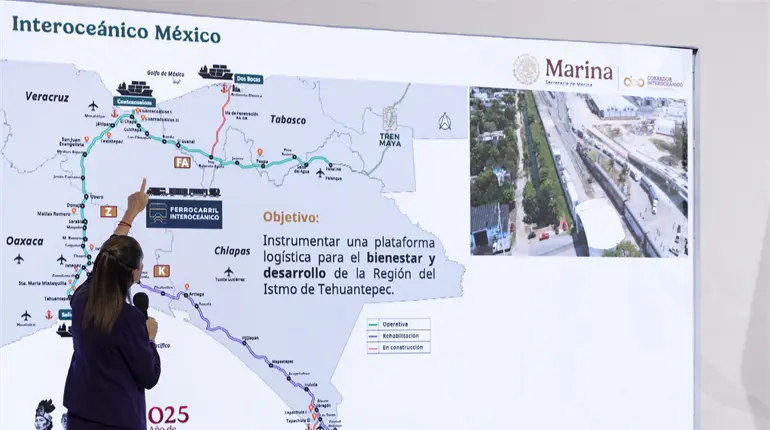 Principales obras ferroviarias del Corredor Interoceánico reportan avances de entre 55% y 99%