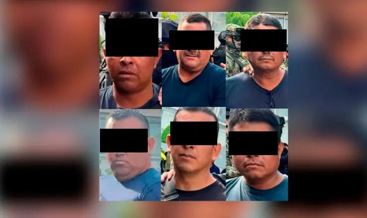 Detienen a 6 elementos de la SSPC por presuntos vínculos con ´La Barredora´