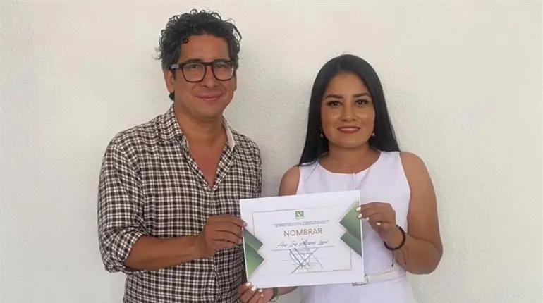 Nombra PVEM Tabasco a Ana Iris Álvarez como coordinadora de afiliación en La Sierra