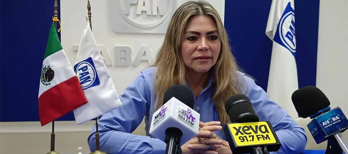 Mayoría de los panistas de Tabasco quieren ir solos en 2027: Kathia Bolio