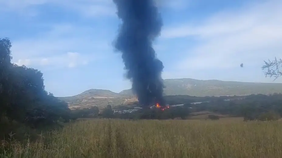 Se descarrila y explota tren de carga en Tepetitlán, Hidalgo