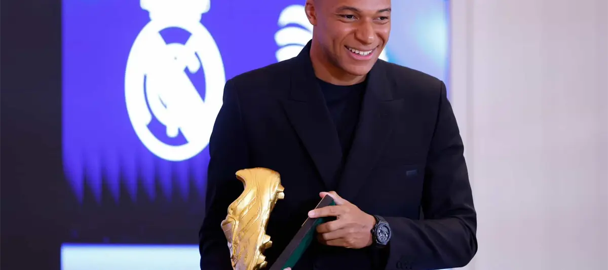 Mbappé se une a Hugo Sánchez y CR7 como ganadores de la bota de oro con el Real Madrid