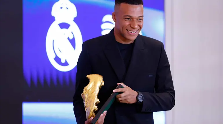 Mbappé se une a Hugo Sánchez y CR7 como ganadores de la bota de oro con el Real Madrid