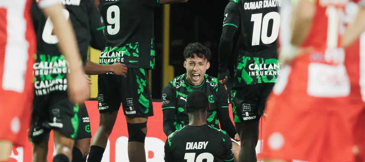 El mexicano Heriberto Jurado anota en la victoria del Cercle Brugge en la Copa de Bélgica