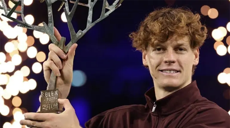 Sinner se corona en el Masters 1000 de París; es nuevo número 1 del mundo