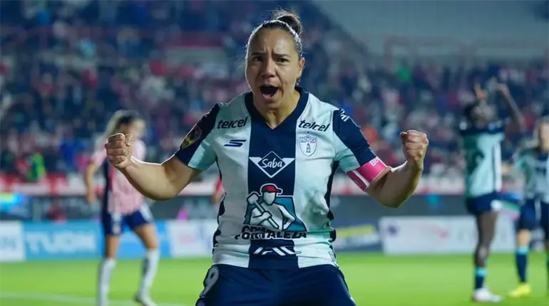 Charlyn Corral, campeona de goleo por cuarto torneo seguido en la Liga Mx Femenil
