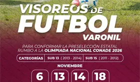 Convocan a futbolistas tabasqueños a visorias rumbo a la Olimpiada Nacional 2026