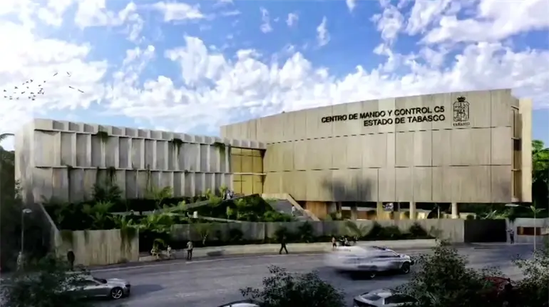 May presenta Escudo Olmeca del nuevo C5; invertirán 2,500 mdp